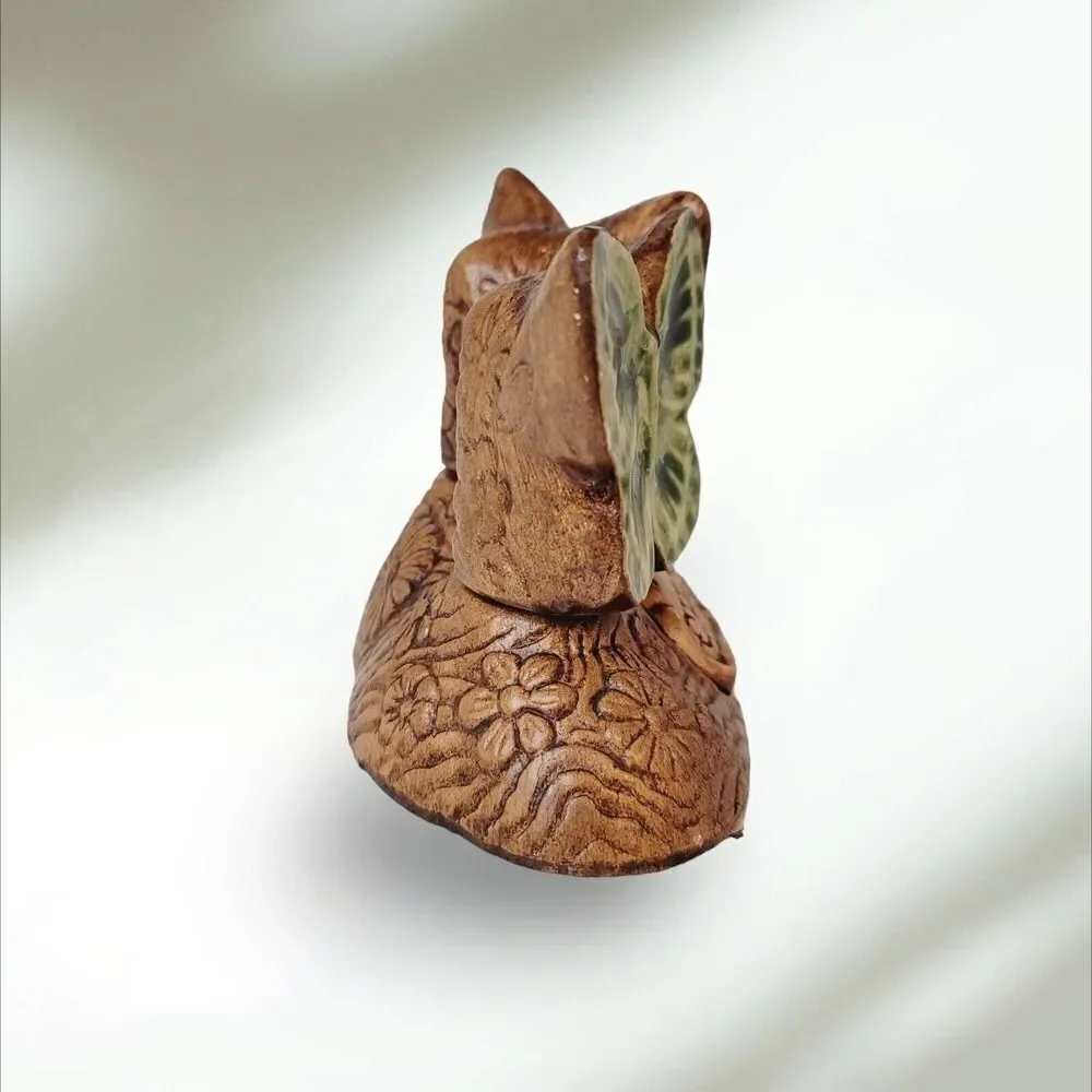 Treasure Craft Salt & Pepper Shakers Chicago Souvenir‎ Butterflies Base Vintage